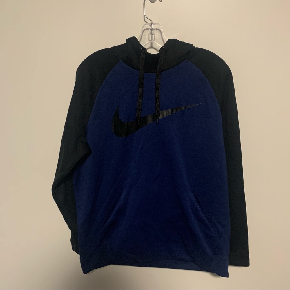 Blue and Black Nike Hoodie size Medium